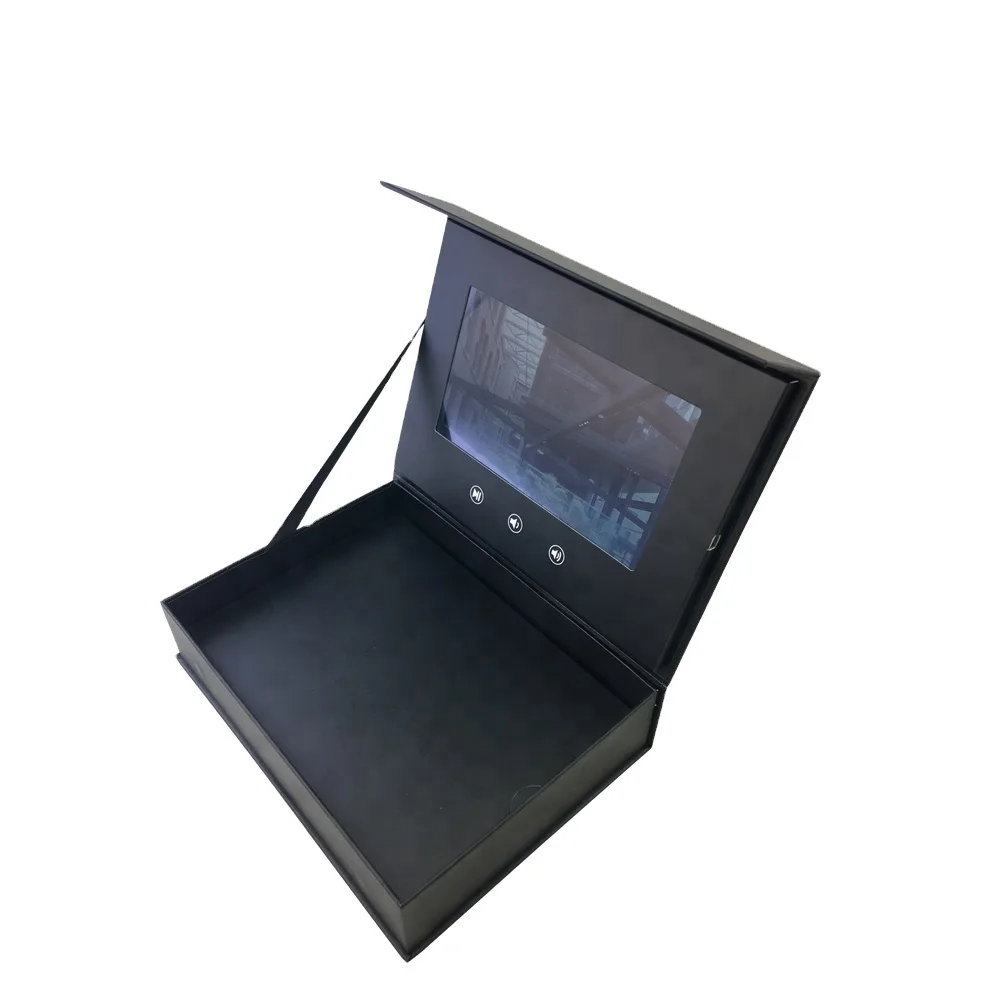 Cote самые тонкие упаковочные коробки Lcd брошюра для фестиваля