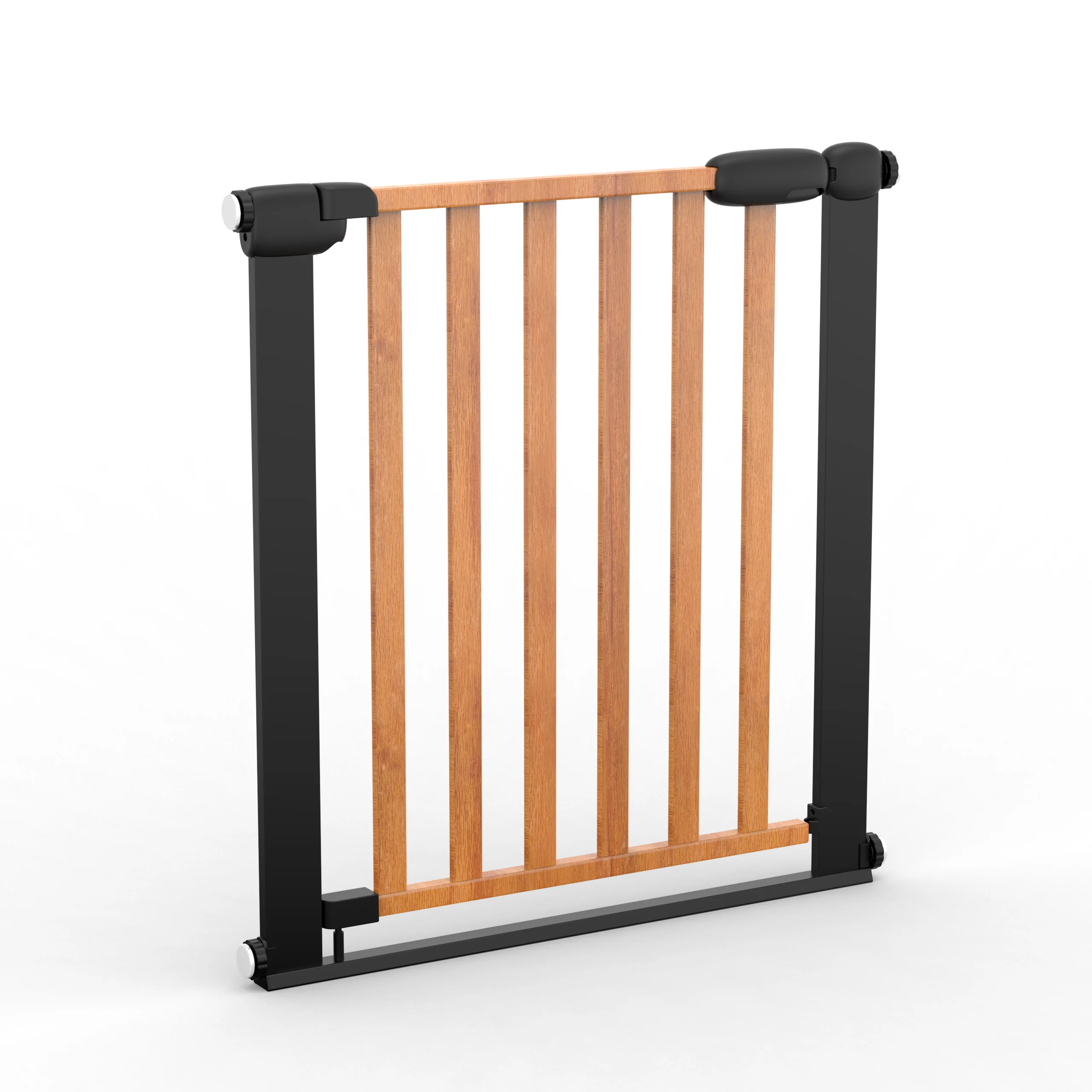 new design baby barrier indoor kids door gate wooden baby gate with extension