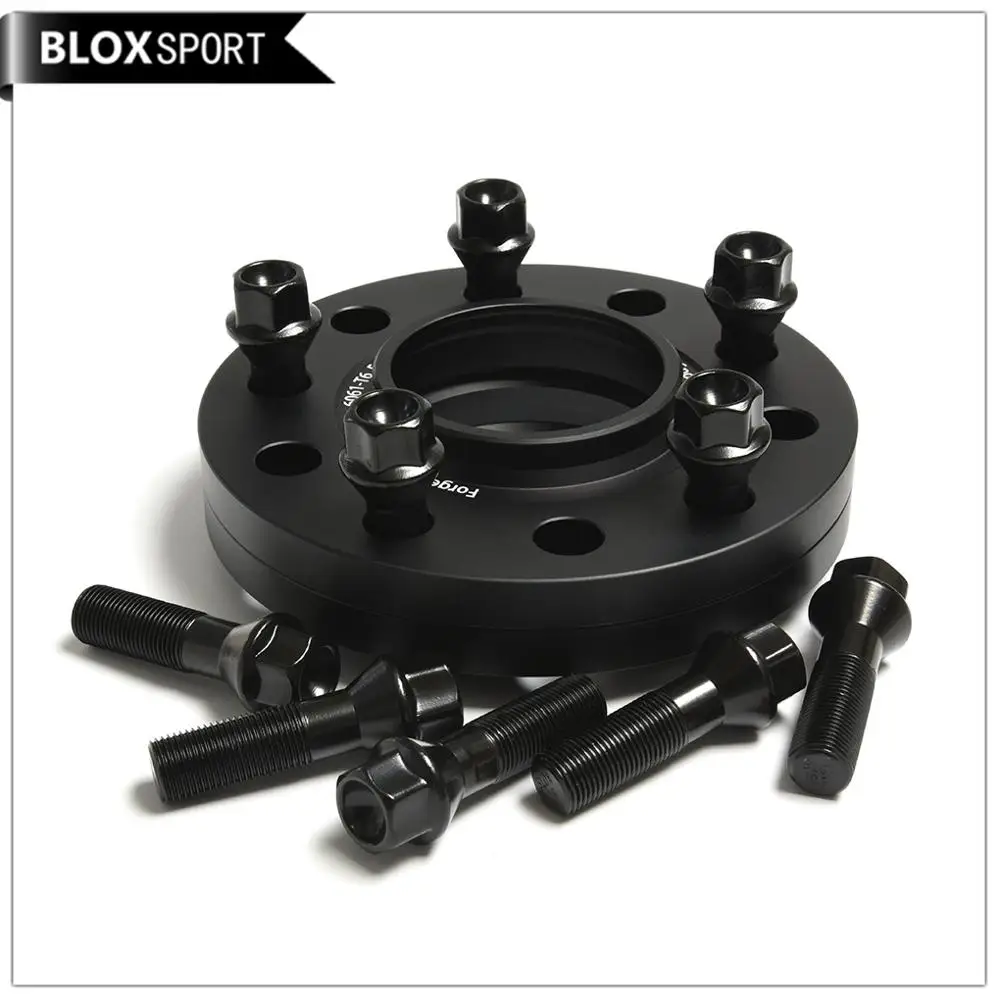 BLOXSPORT Forged Aluminum 6061T6 Hubcentric Wheel Spacers 5x120 CB72.5 15mm Thick for BMW 3series E36 E46 E90
