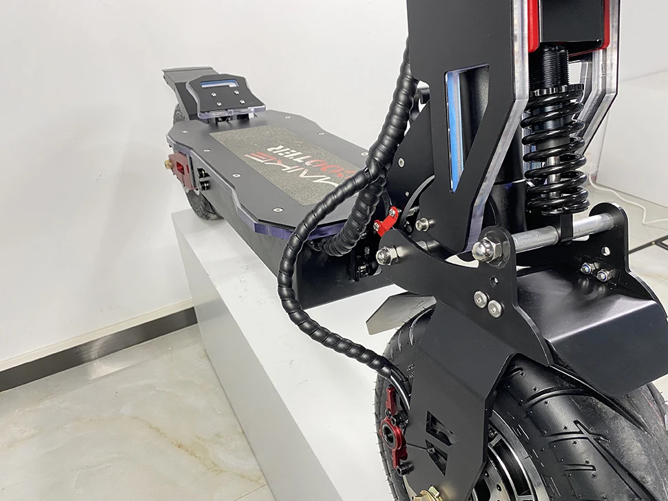 Maike  MKS 50ah eu warehouse scooter  fast dual motor 13 inch big wheel offroad electric e-scooter 8000w for adult wholesale