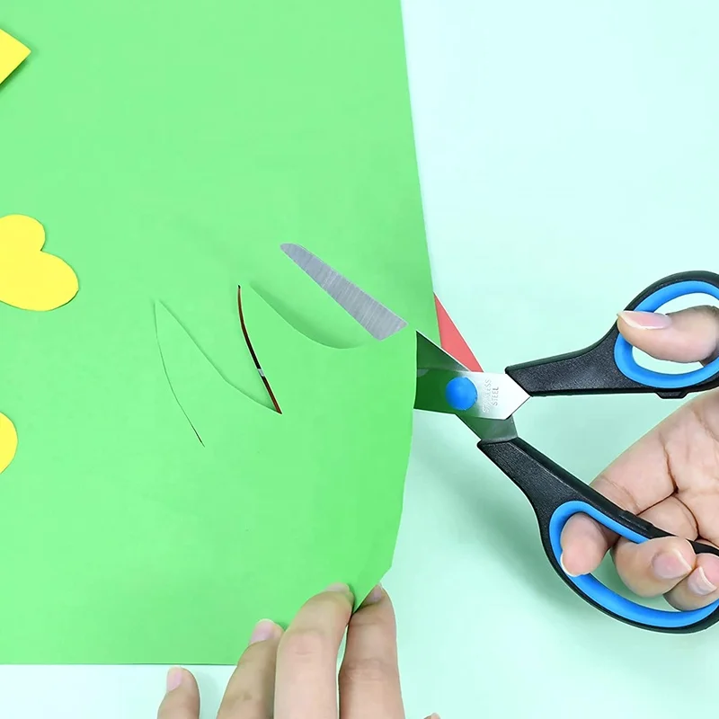 8 Inch  Shearing Comfort Grip Handles Multipurpose Scissors Premium Stainless Steel Blades  Craft Scissors