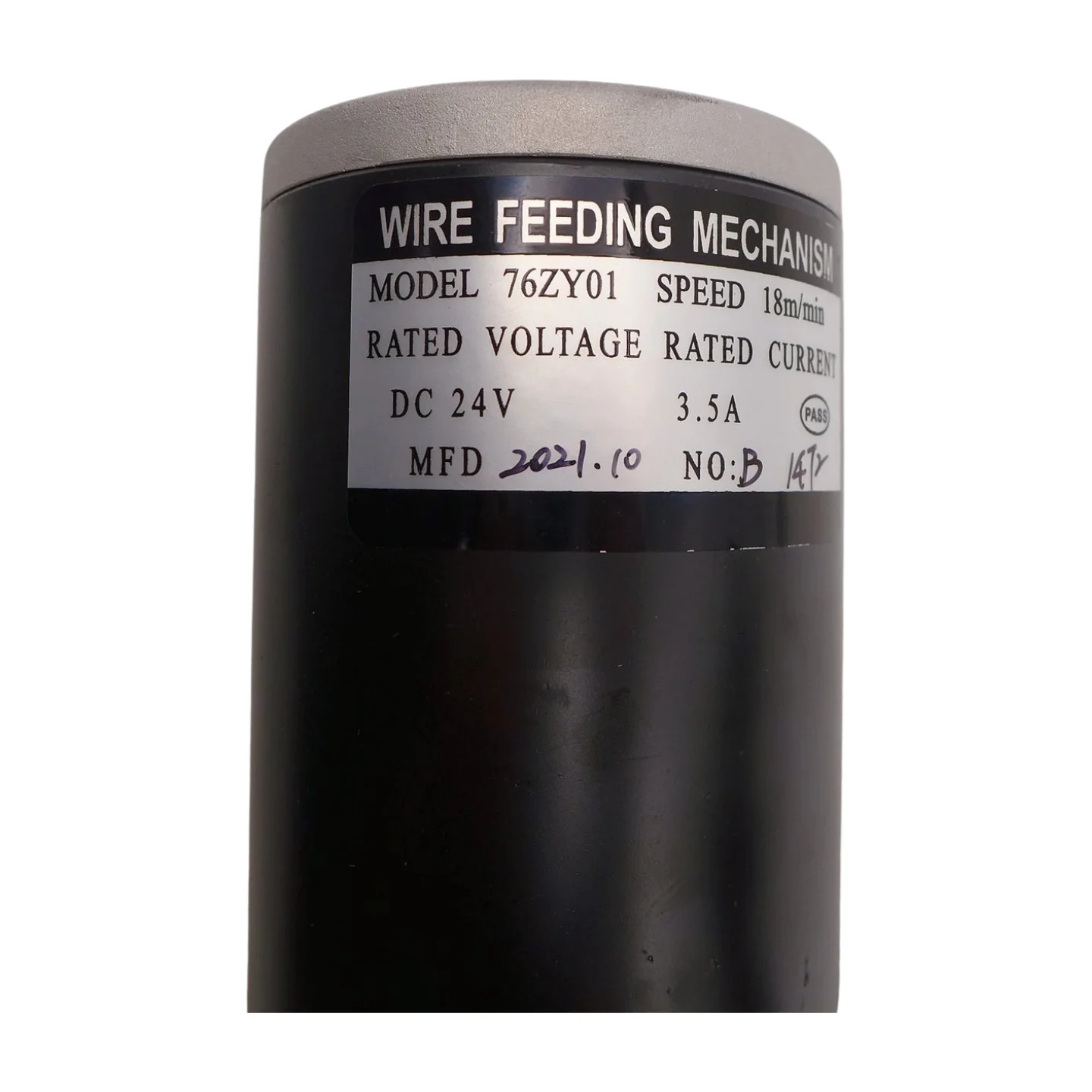 0.8-1.0mm DC24V/42V 80W Single Drive 76ZY01 76ZY-01 Mechanism MIG MAG Welding Wire Feeder Left Motor Assembly Feeding Machine
