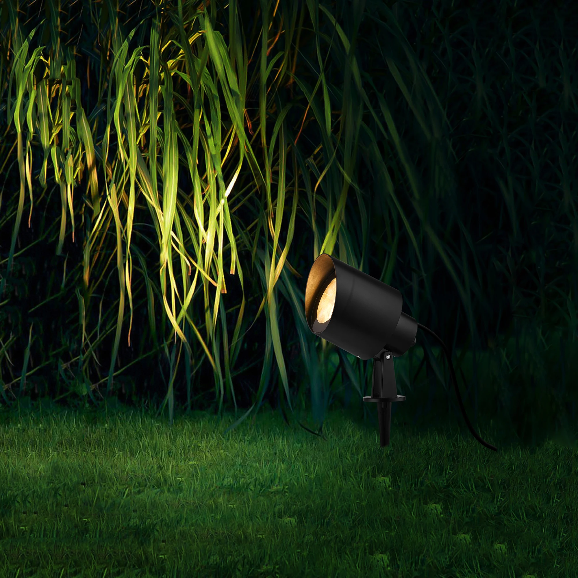 S1249 outdoor lights garden spot light PC material waterproof ip65 lawn lamp exterior garden led spike light