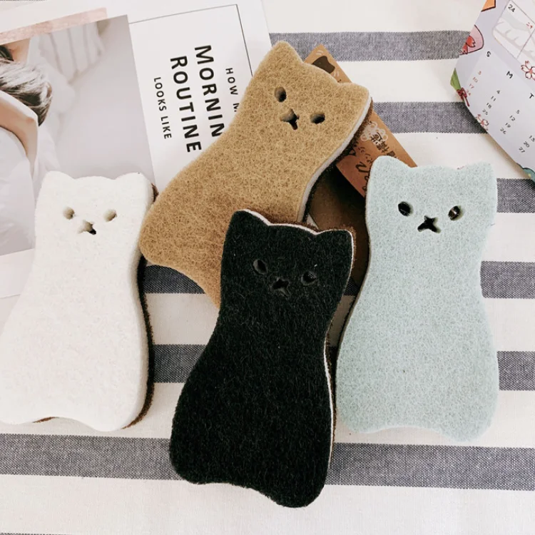 reusable kitchen Dish Clean Washing sponge scrubber fabric