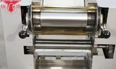 
Yinying electric chinese commercial automatic udon fresh ramen noodle press cutting steamer making machine 