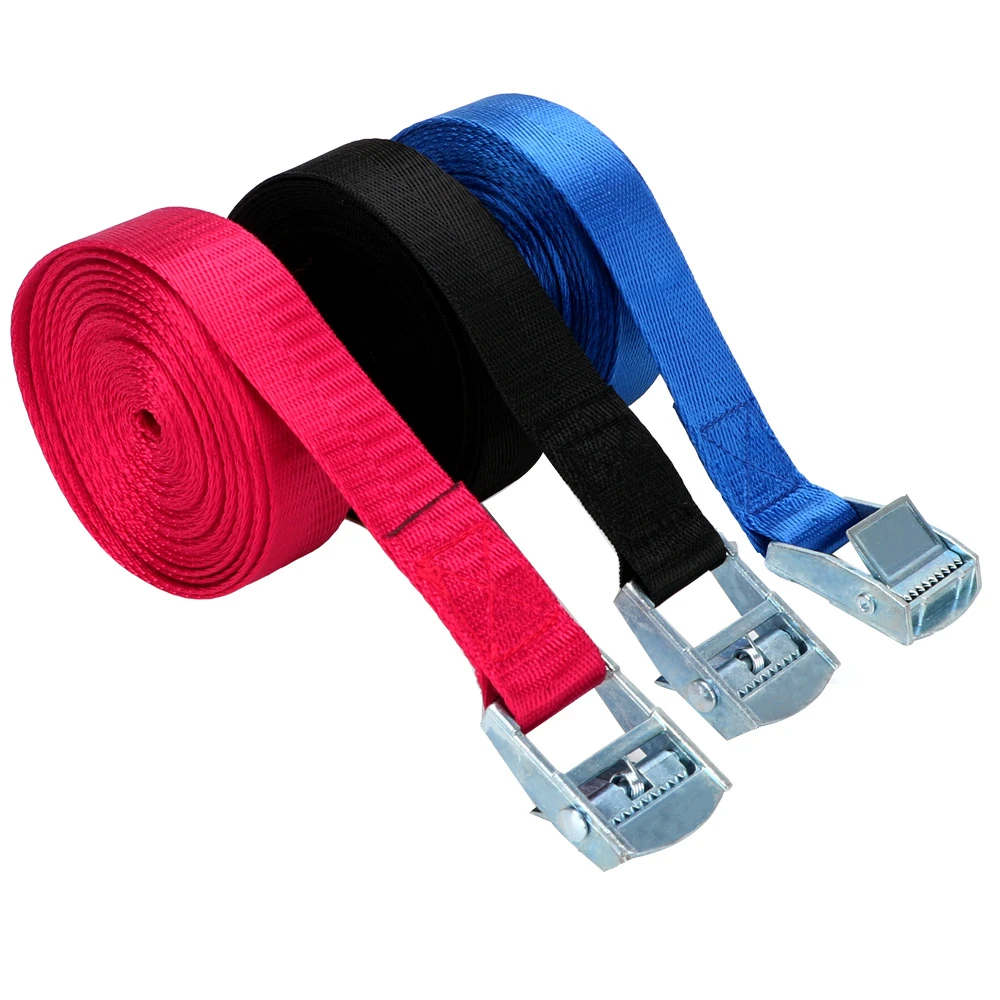 Color Can Be Customized Zinc Alloy 25MM Cambuckle Tie Down For Cargo Control For Motorcycle Tie Down Strap Cambuckle Strap