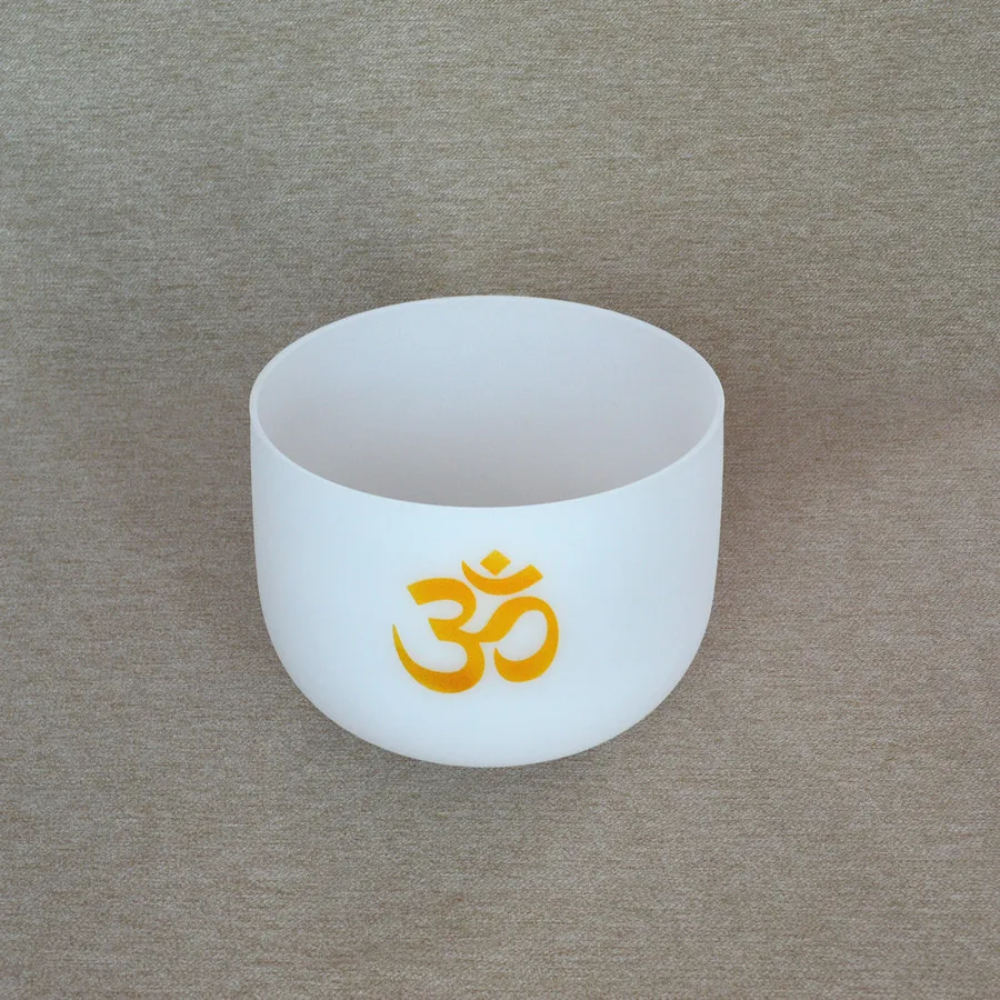 HF OM Design Frosted C/D/E/F/G/A/B чакра кварцевая Хрустальная Поющая чаша