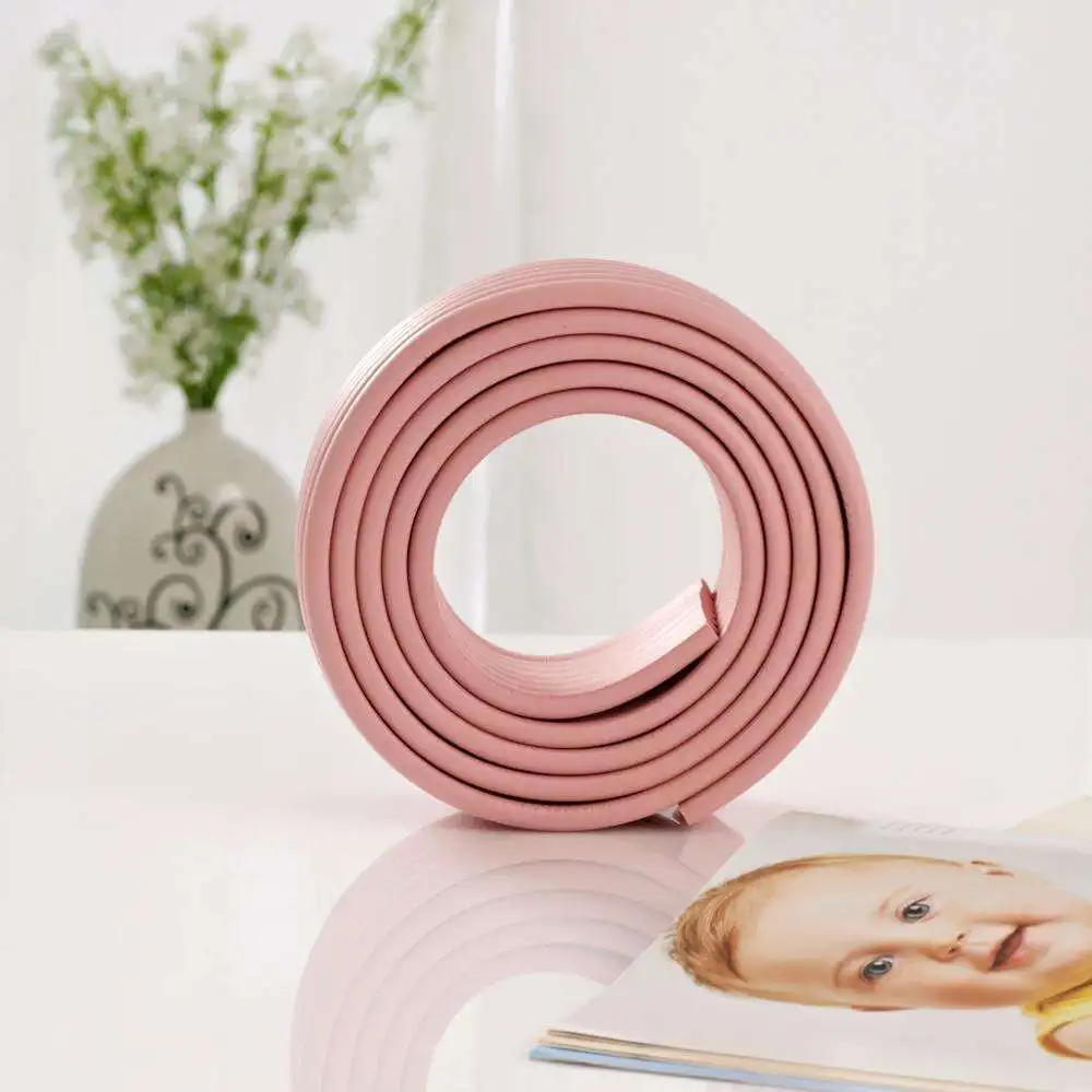High-quality Multi-color Optional Soft Desk Furniture Hard Corner Bumper Strip Protect Children Edge Table Protector