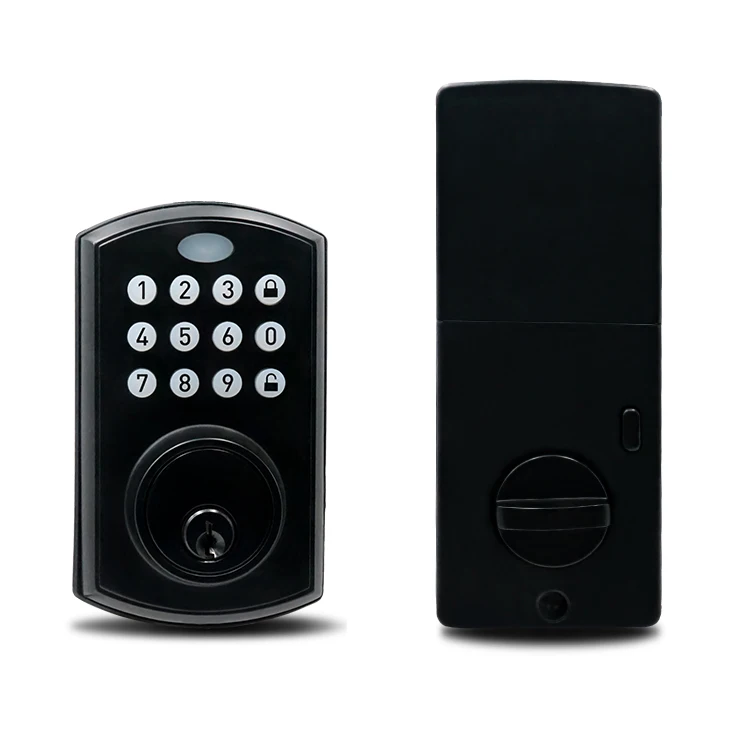 Waterproof Password Entry Interior Gate Digital Deadbolt Door Lock America Electronic Keypad  Smart Lock