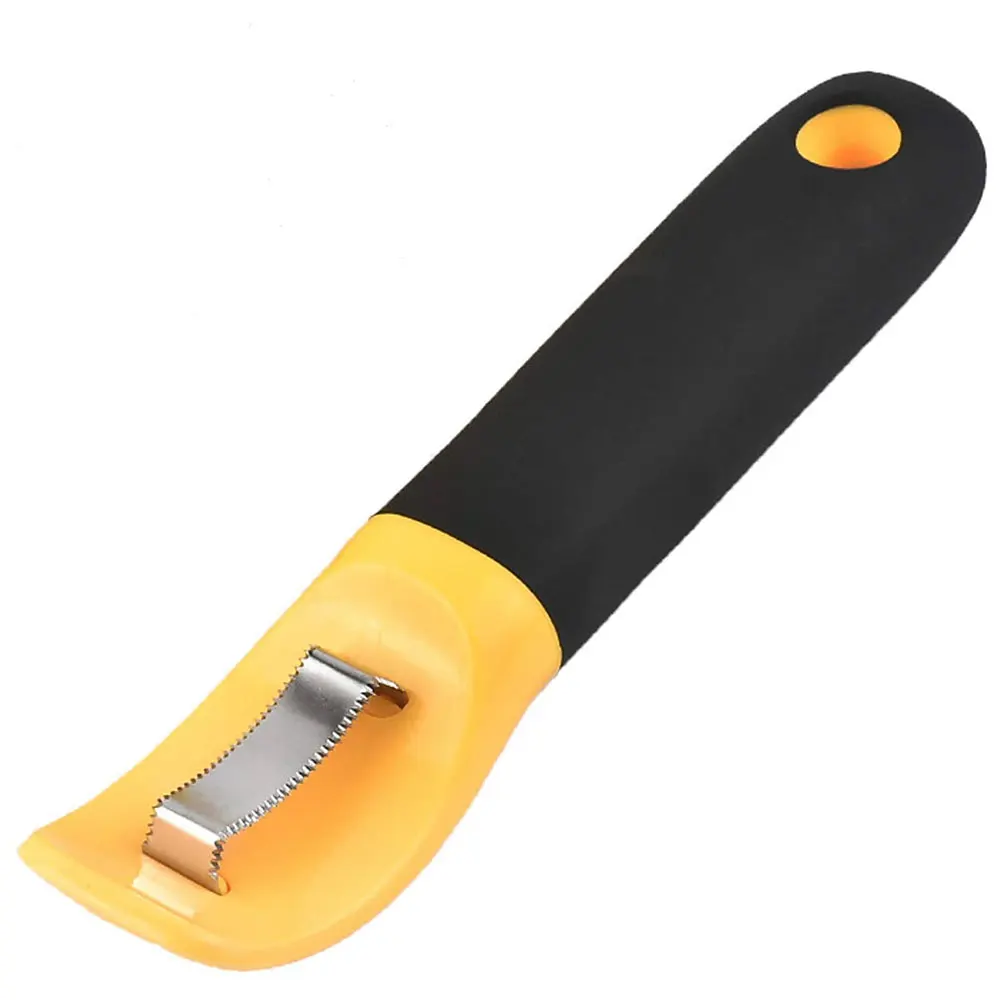 Kitchen Corn Cob Remover Serrated Vertical Blade Remover Corn Stripper Knife Corn Peeler