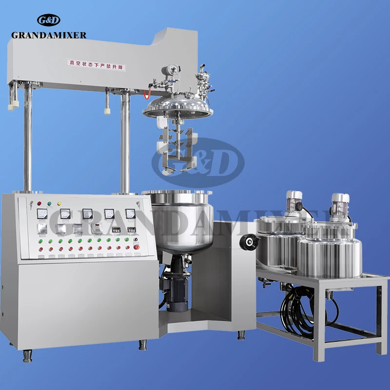Lifting homogeneous emulsification mixer