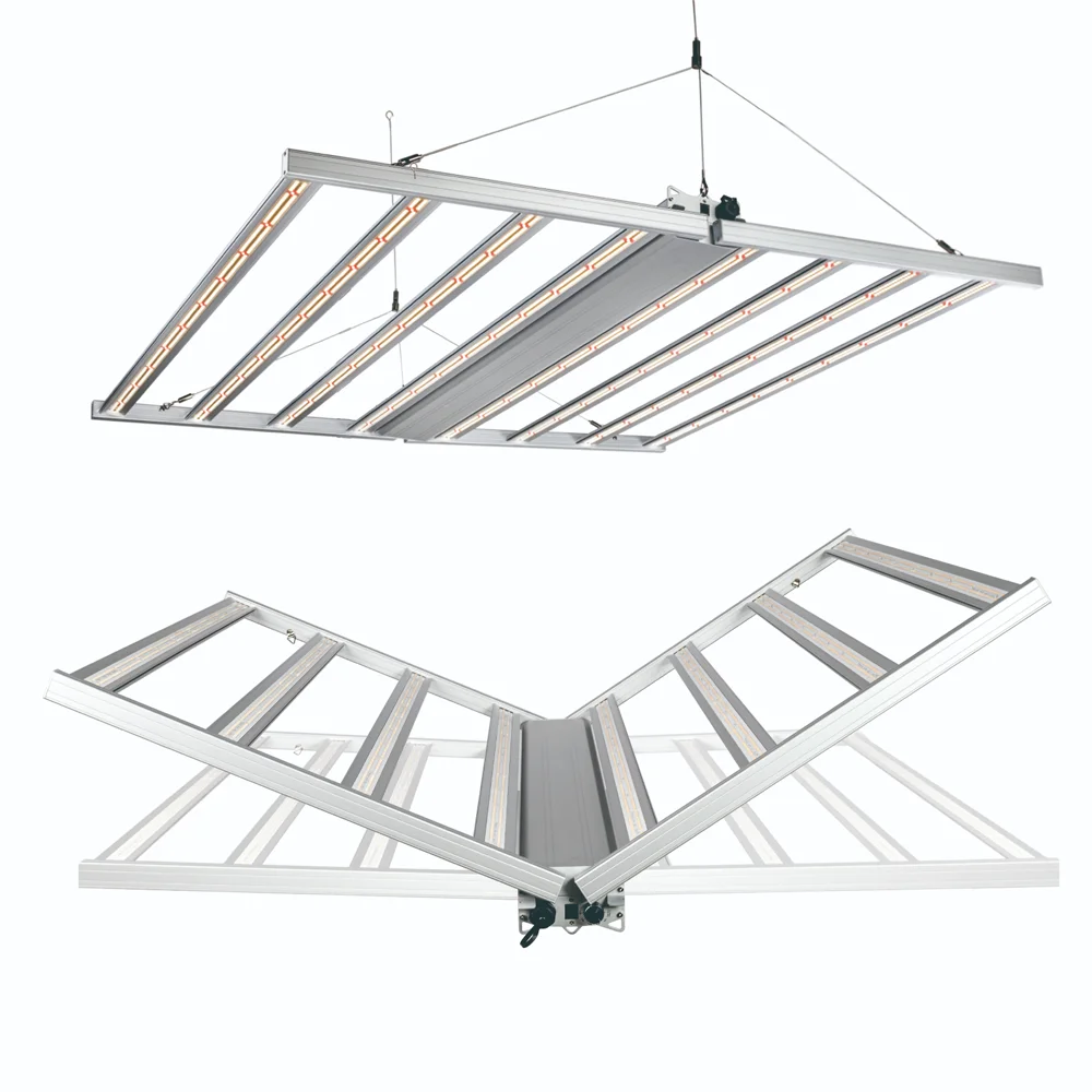 High Efficacy 640W 800W 1200W dimmable Foldable Full Spectrum Samsung Lm301h hps quantum grow lights