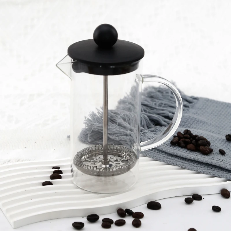 borosilicate wholesale coffee and tea 2 cup 3 cup french press manufacturing