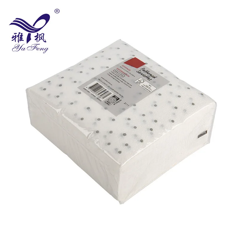 Лидер продаж, одноразовые бумажные салфетки на заказ, цветные бумажные салфетки 300 мм * 315 мм (Serviette)