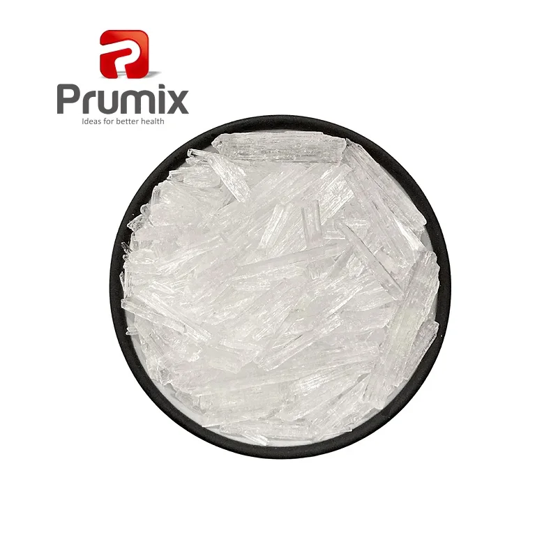 CAS NO. 170082-17-4 high quality natural transparent menthol crystal for medicine