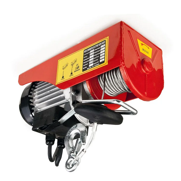 Electric Micro Hoist Hot Sale Construction Mini Electric Micro Wire Rope Hoist Cranes Carton Provided 20 PA Series IP54 LUDE
