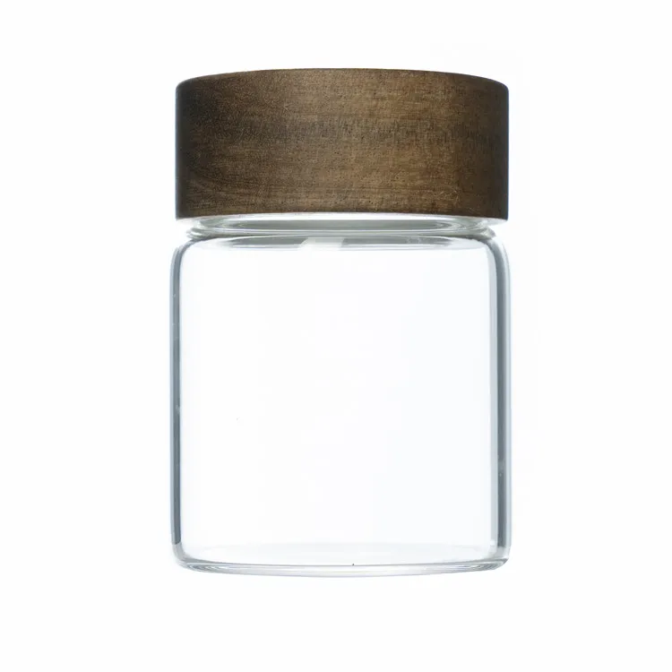 Food packaging 190ml food glass jar wholesale air tight glass storage food jars clip top