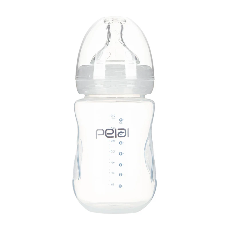 New Arrival 210ml Wide Mouth Infant Baby Standing Upright Milk Bottle Feeder