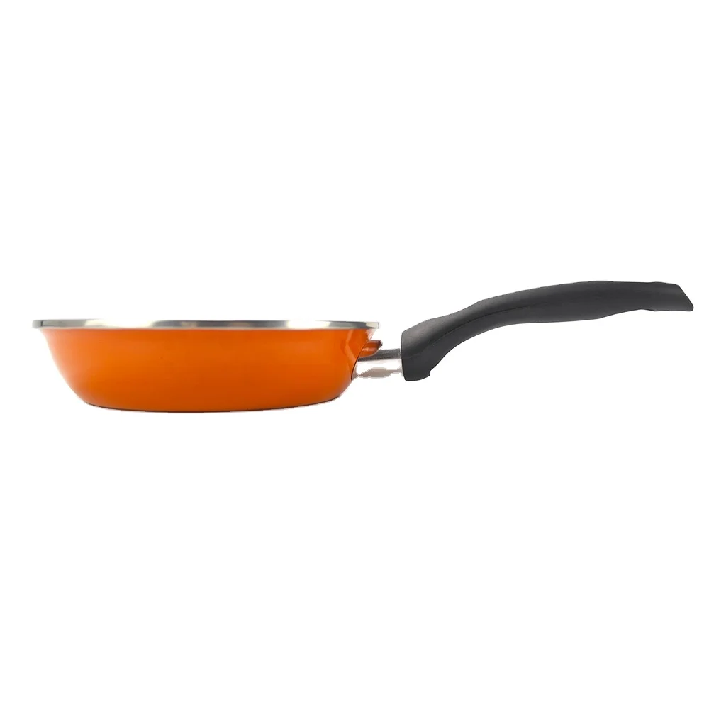 Enamel Frypan Factory directly Carbon Steel Enamel Baking pan Egg pan Enamel Frying Pans