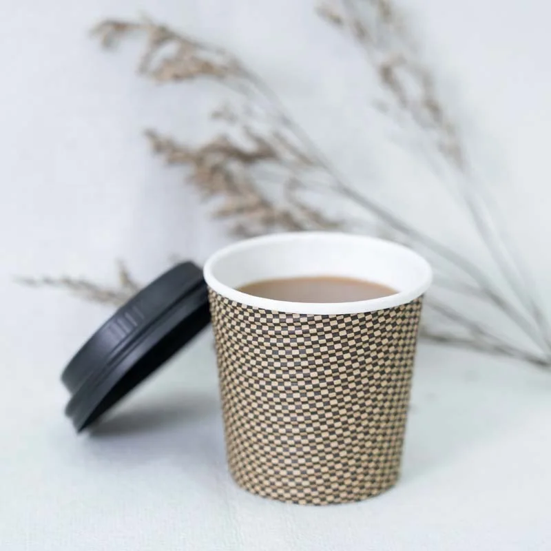 Custom paper cup ripple Disposable printed paper cups coffee cup paper