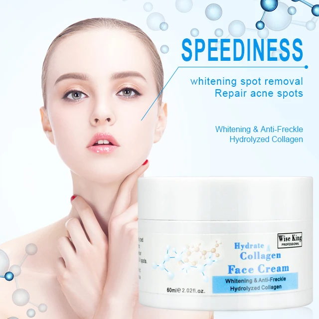 Best WISEKING whitening beauty face cream for skin care and anti-Freckle with collagen and argan oil