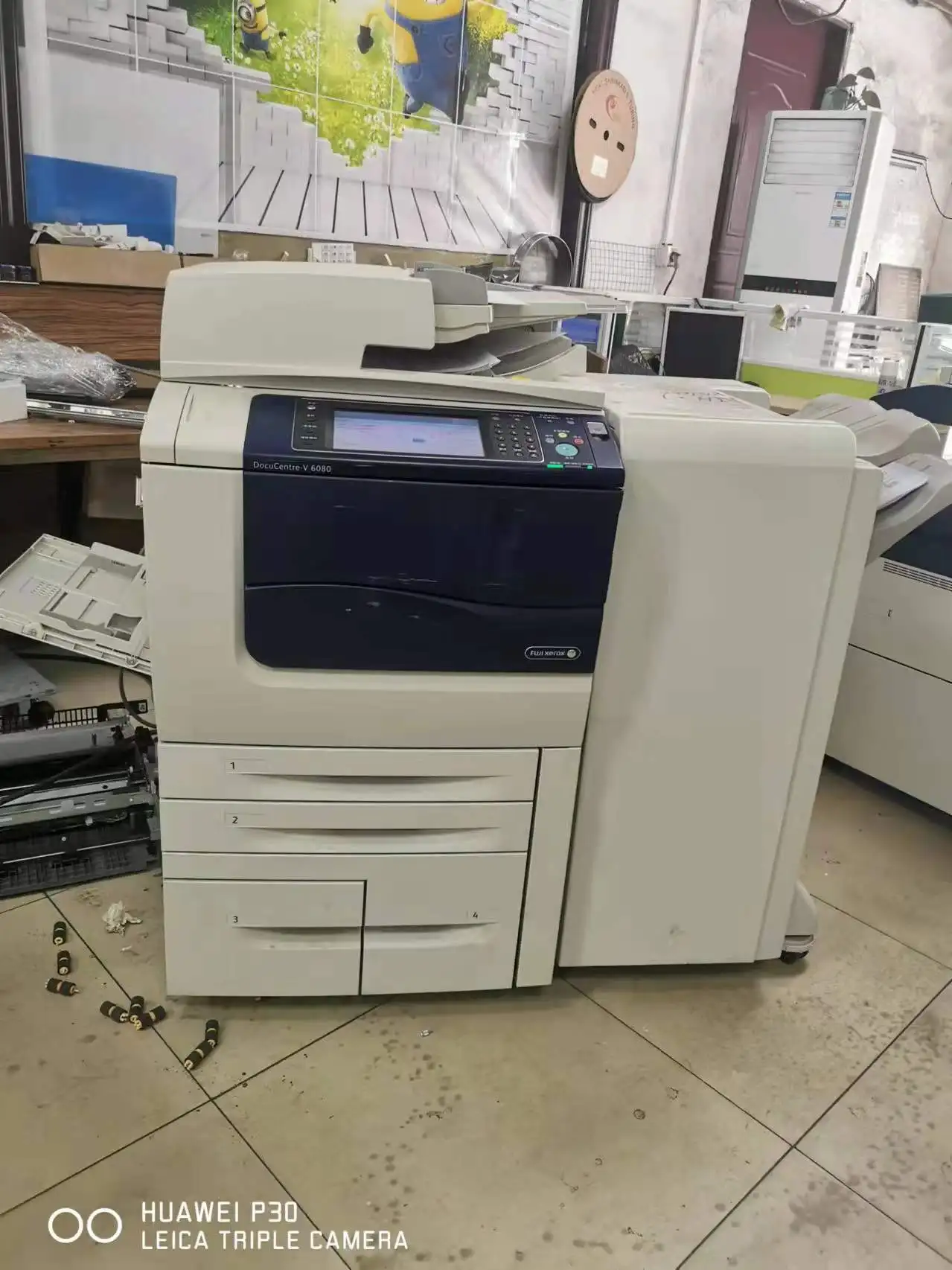 Бывшая в употреблении фотокопировальная машина для копирования фотографий xerox 6080 7080 копировальный принтер бумажного сканера с высококачественной