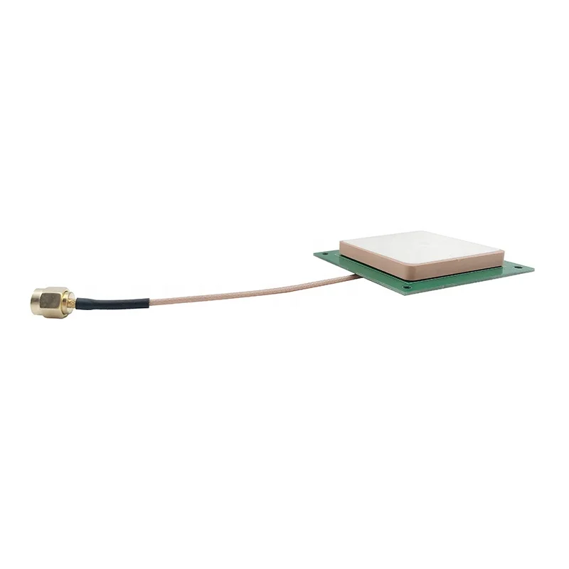 868M 915M RFID Ceramic Built-in Omnidirectional High Gain Antenna SMA Male IPEX Connector 12cm Cable RG178 50x40x5.5mm