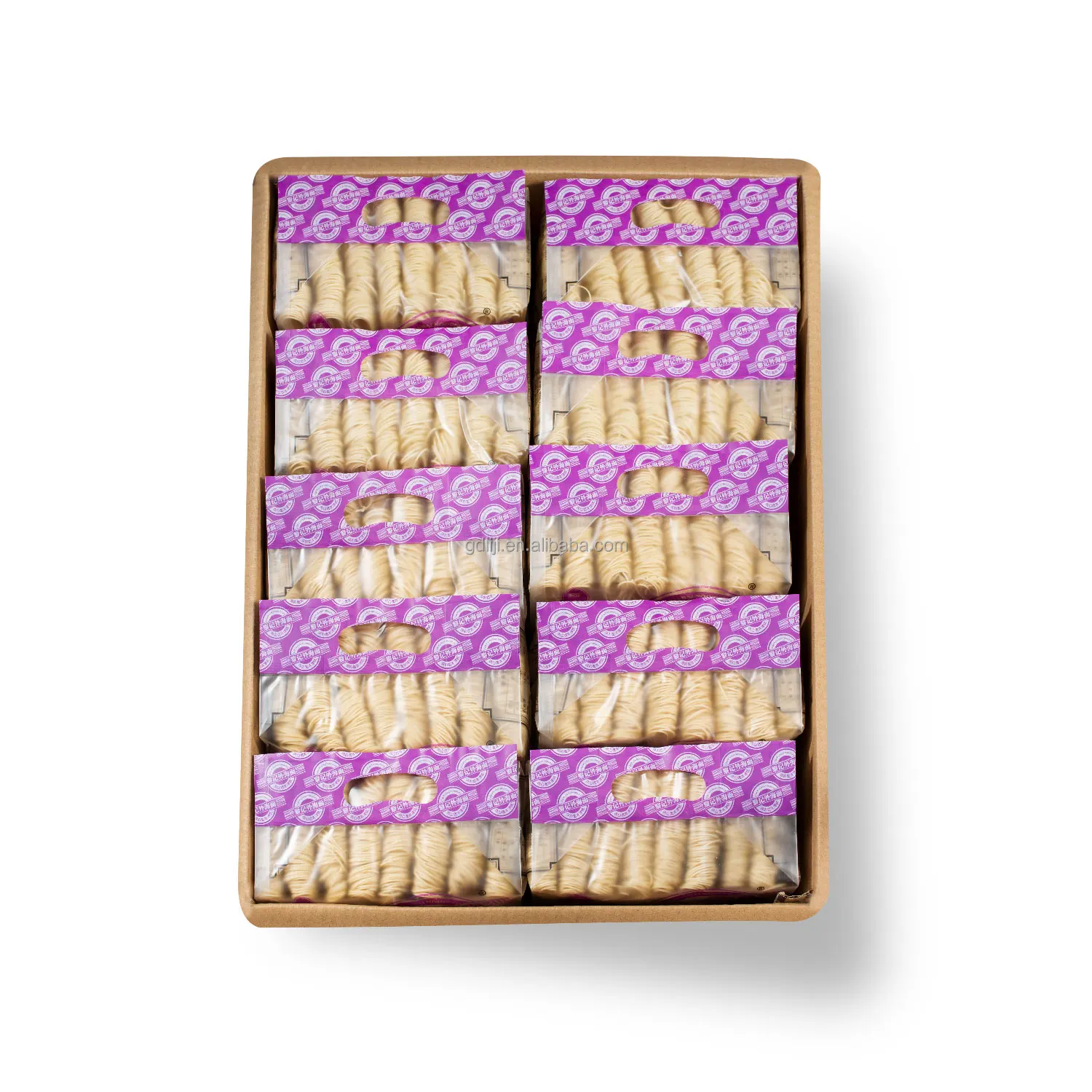 Liji Food Manufacturer Asian Dry Noodles Quick-Cook Instant Non Fried Whole Wheat Noodles