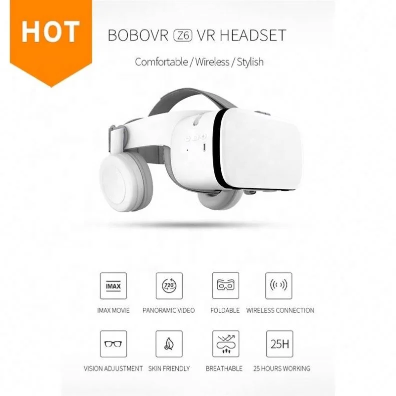  YiQunGo BOBOVR Z6 обновленные 3D очки VR гарнитура смартфоны