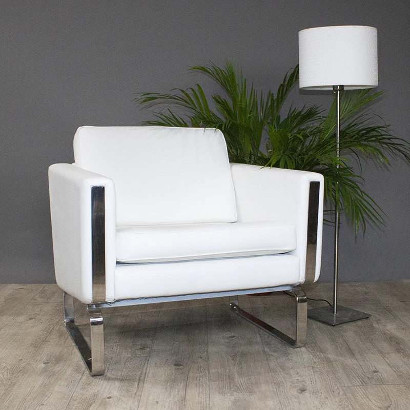 Carl Hansen CH101 leather armchair Nordic leather couch for living room and office area or Leisure Facilities