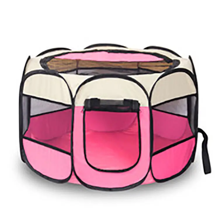 Портативный манеж для домашних животных небольшого Манежа в помещении и на открытом воздухе со съемной молнией