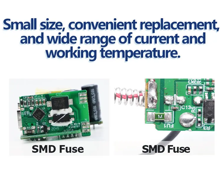 TE Series 1245 Fast Acting SMD Fuse Components 250V 1-40A Slow Blow Portable Set Square Shape Computer Peripherals Fuse Holder