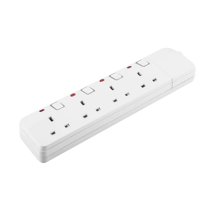 G-MARK штепсельная вилка британского стандарта удлинитель 4 способ электрического Подключаемая мощность розетка