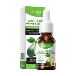 15ml Avocado Cosmetics Shrinking Pores Facial Skin Care Products Hydrating Moisturizer Serum Face Skin Care Serum