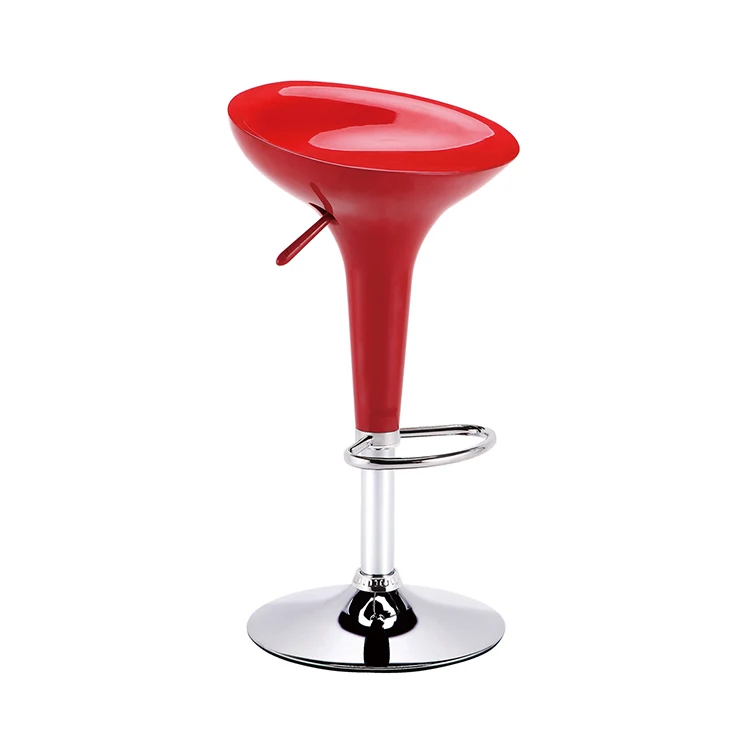ABS Style Rotatable Plastic Bar Stools Adjustable Height Office Stools Bar Chairs