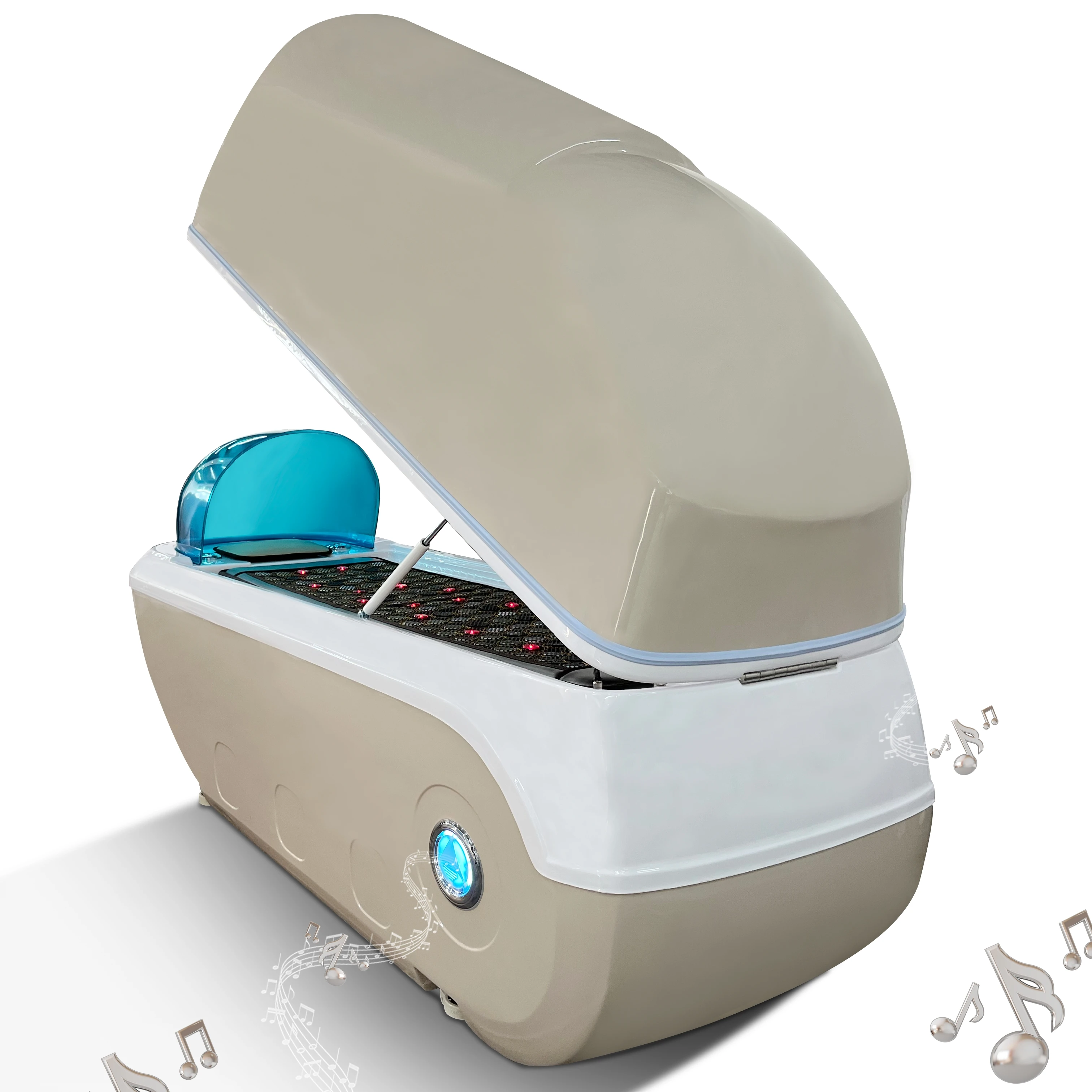 Beauty Equipment Ozone Hydrogen Infrared Light Massage Photon Treatment Dry Steam Spa Capsule