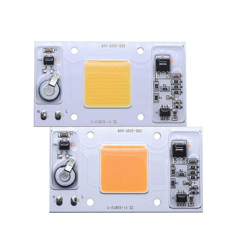 Czinelight 220V привод-Бесплатная 7845Cob поверхностный источник света высокого напряжения 110V полный спектр 50 Вт заливающий свет лампа для роста