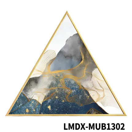 Abstract Triangle Wall Art Picture  Home Decor Painting Modern Oil Canvas Painting Print For Living Room