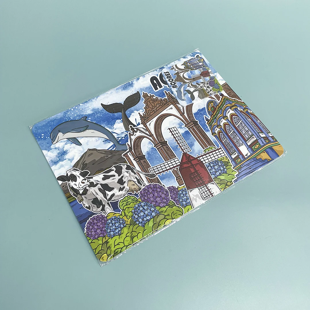 Wholesale Square & Hexagonal Printed PP Silicone Thin Plastic Table Mat Place Mat for Tables and Chairs