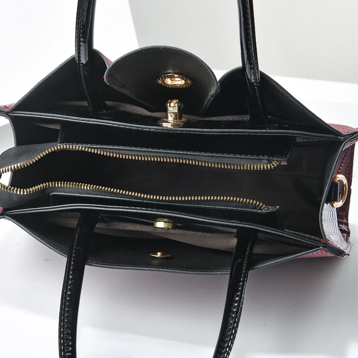 Wholesale new fashion trend handbag designer style large capacity messenger bag hot selling Crocodile pattern shoulder bag