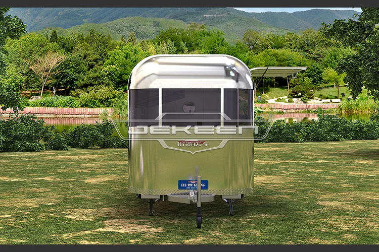 JEKEEN Buy A Modern Double-layer Mobile Commercial Pizza Kitchen Restaurant Catering Food Trailer