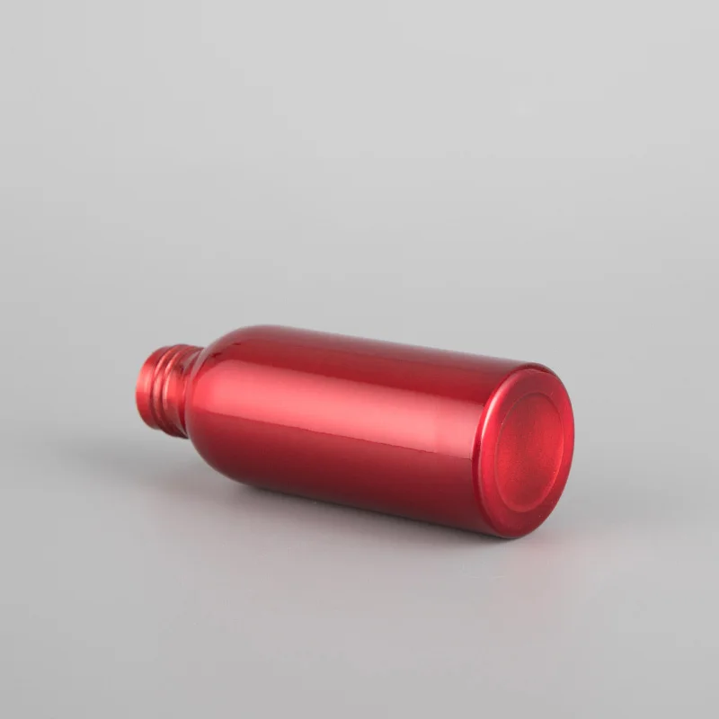 100 мл Красная цветная алюминиевая бутылка с мелким распылителем