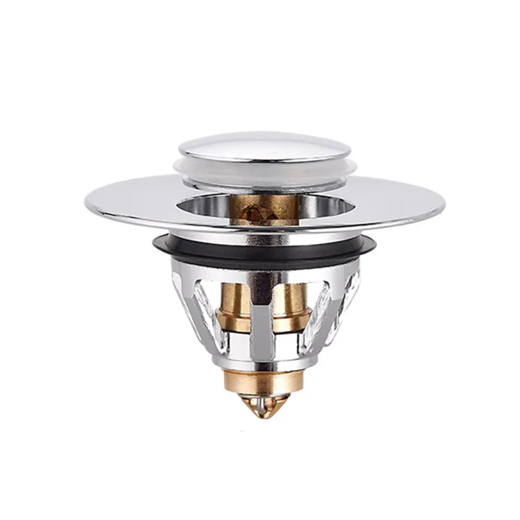 GUIDA 732009  Kitchen Accessories Pop Up Kitchen Sink Drain Universal Wash Basin Bounce Drain Filter Shower Sink Strainer Plug