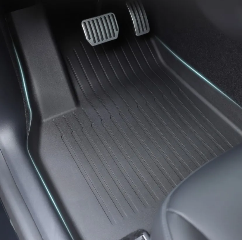 2022 car floor mat tesla seat cover for Wear-resistant non-slip waterproof odorless easy to clean