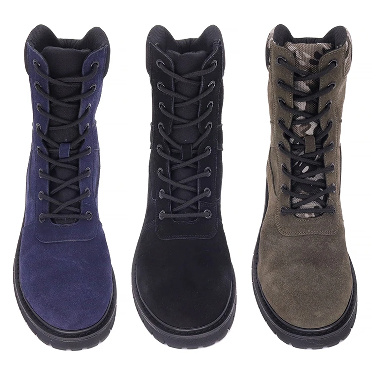 Iron head protection Hiking Hunting Shoes Army Military Safety Tactical Combat Boots