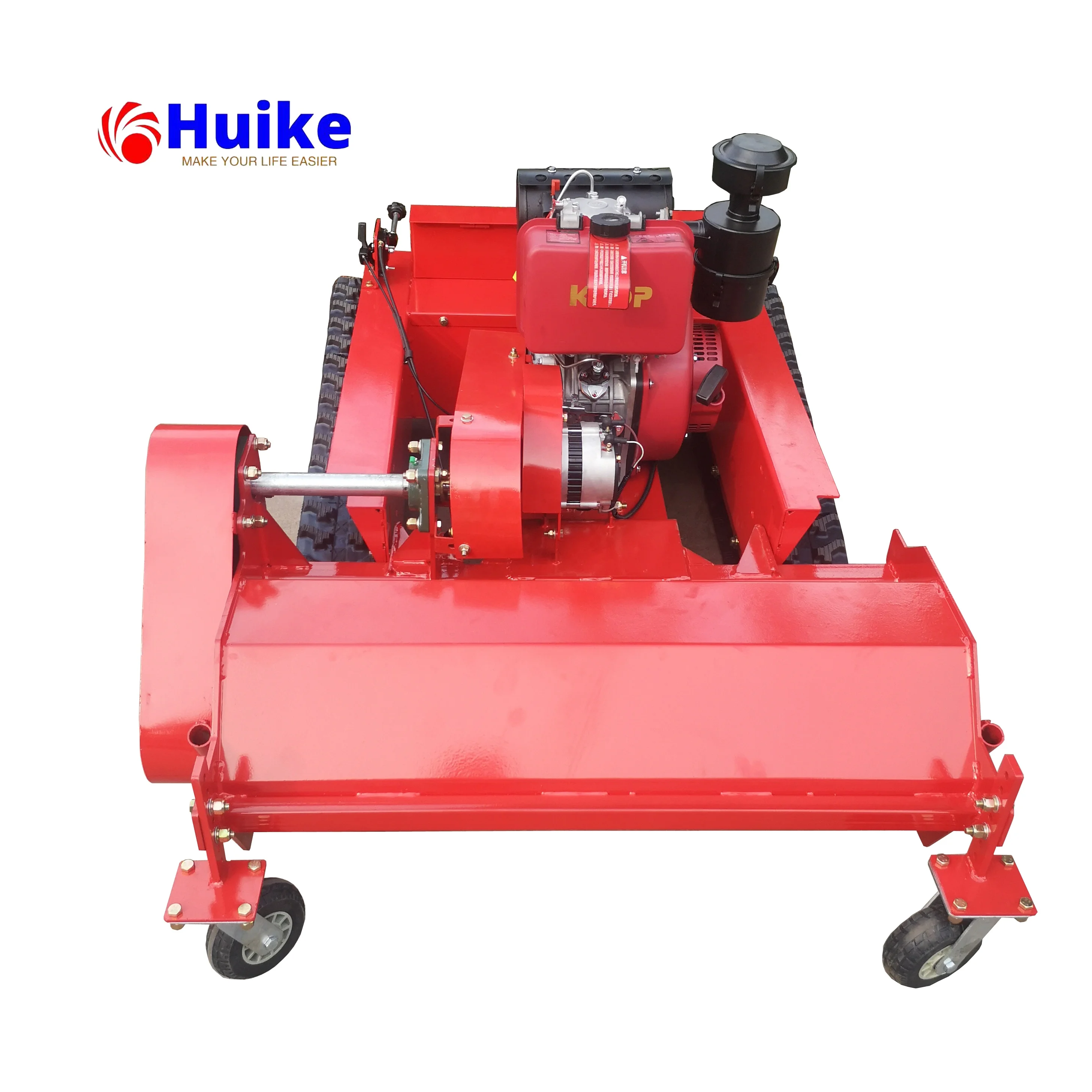 Manufactory lowest price Track mowers 192f Diesel & Electric robot lawn mower grass cutter flail mower