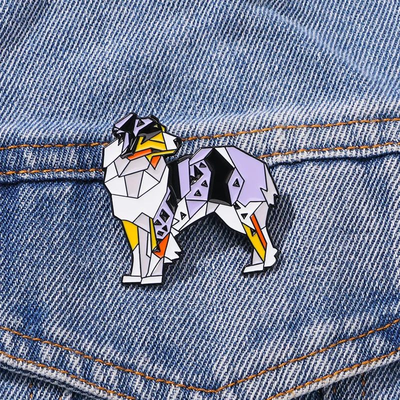 Hottest Products Cute Cartoon Metal Pin Custom Kawaii Animal Dogs Brooch Soft Hard Enamel Pin
