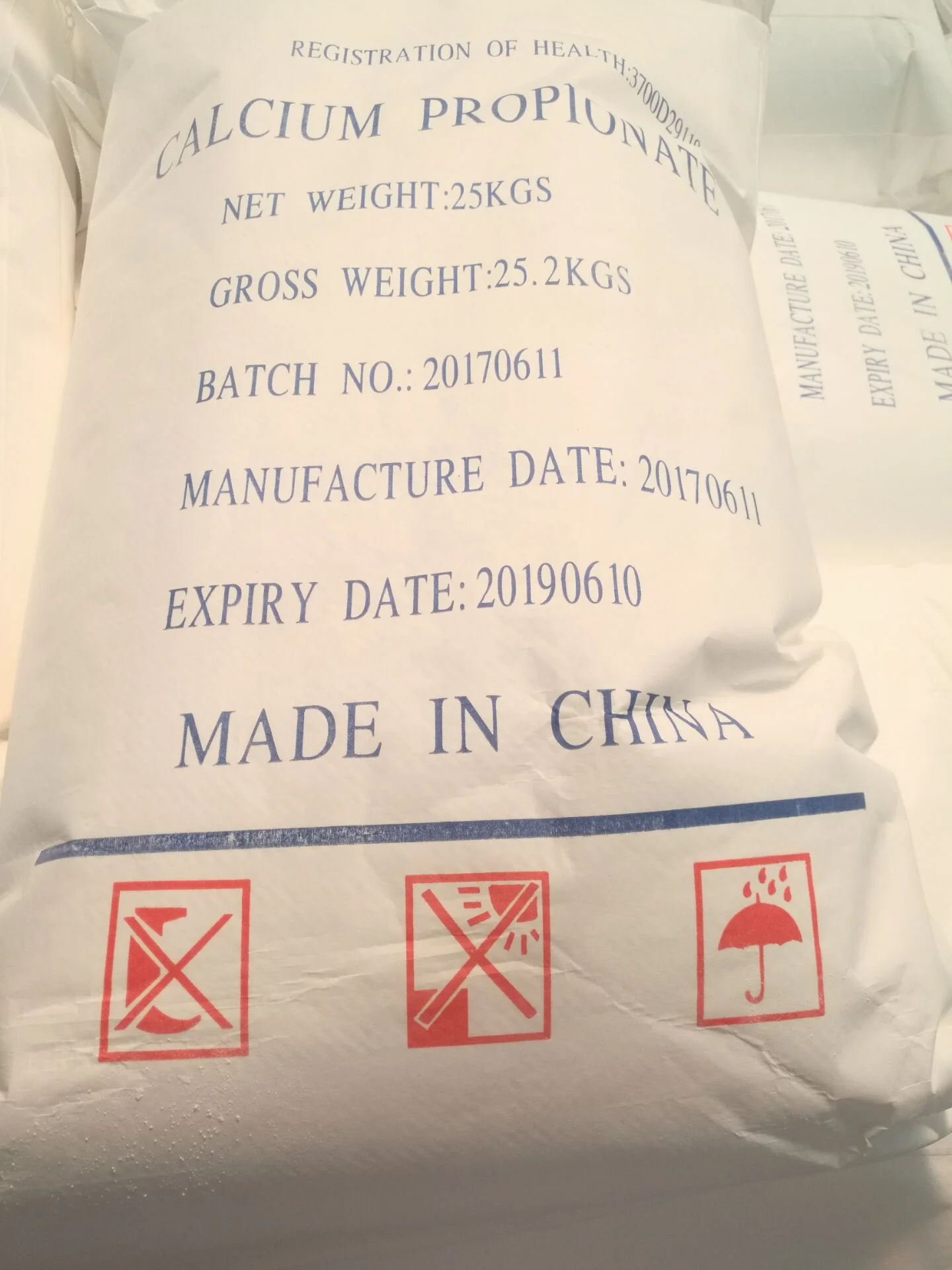 Foog Grade Preservatives Granular Powder Bulk Calcium Propionate