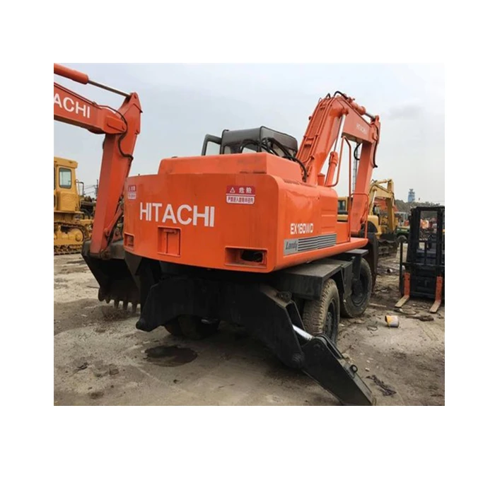 100% original used Hitachi EX160WD wheel excavator Made in Japan in competitive price  UNIQUE Diesel Clearance