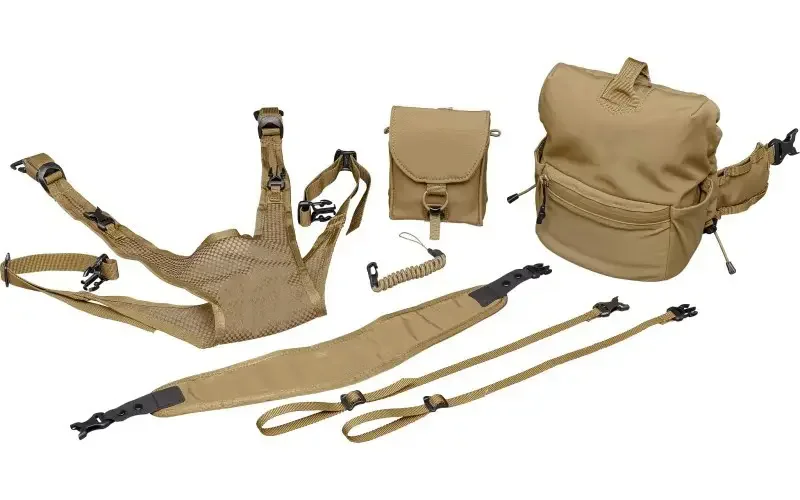 Custom New Hunting Bino Binocular Pack Set Guide Bino Case Binocular Harness Case Hunting Multi pack camera binocular harness